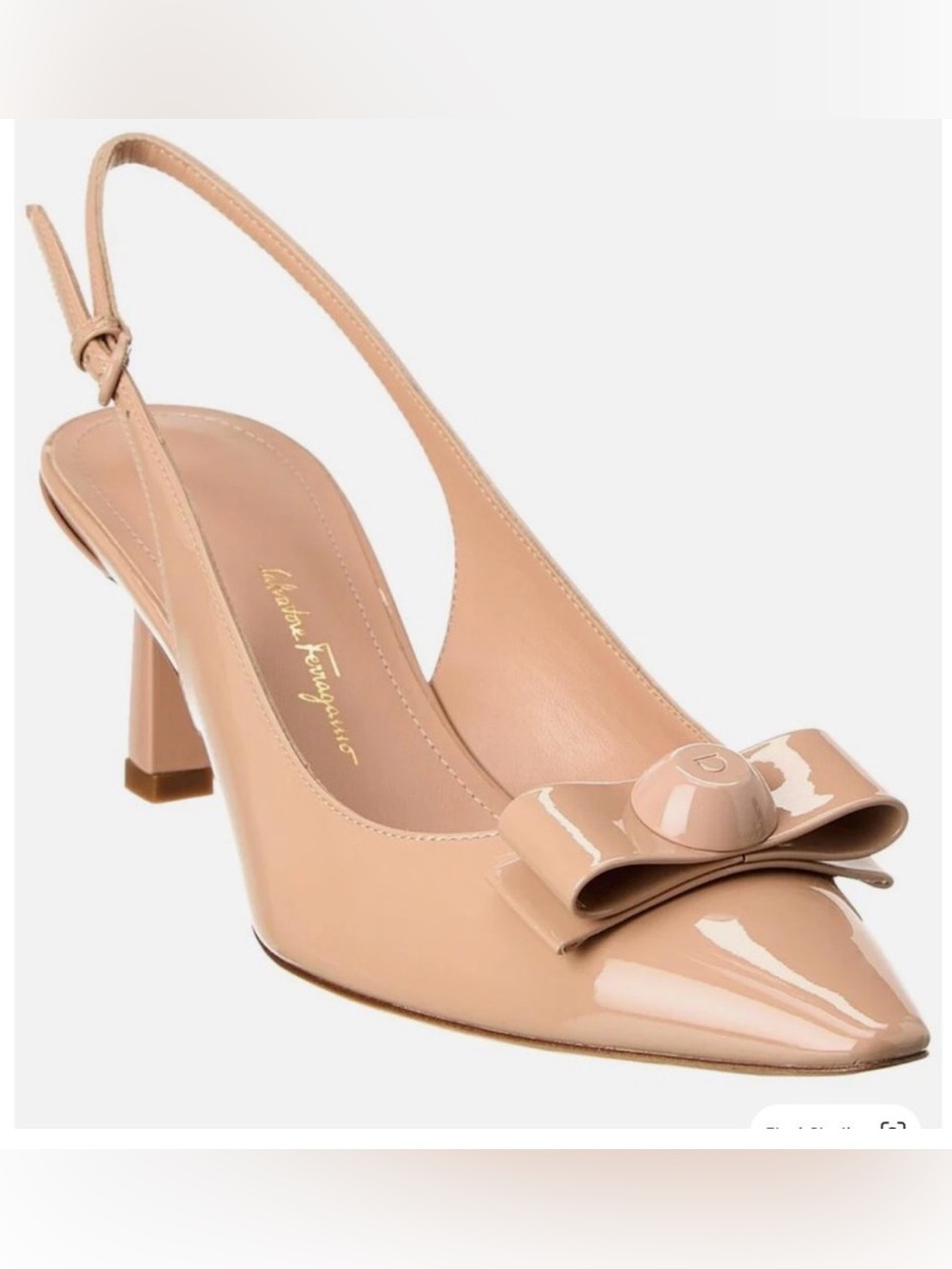 Salvatore Ferragamo Karine Slingback Pumps in Nude